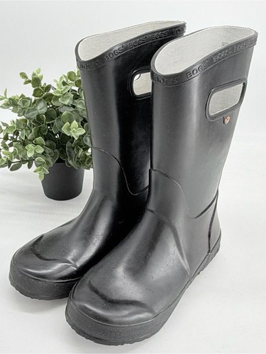 Bogs black rubber waterproof - black,