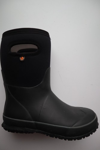Black rubber neoprene bogs - black, &