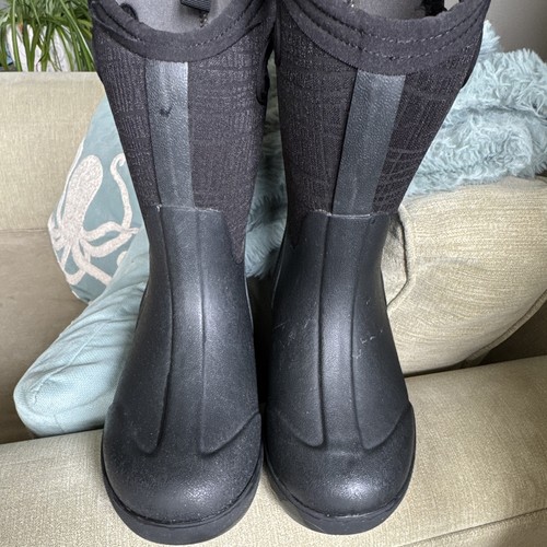 Bogs black mid calf - mid-calf, insulated
