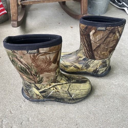 Bogs youth classic mid - bogs, camo